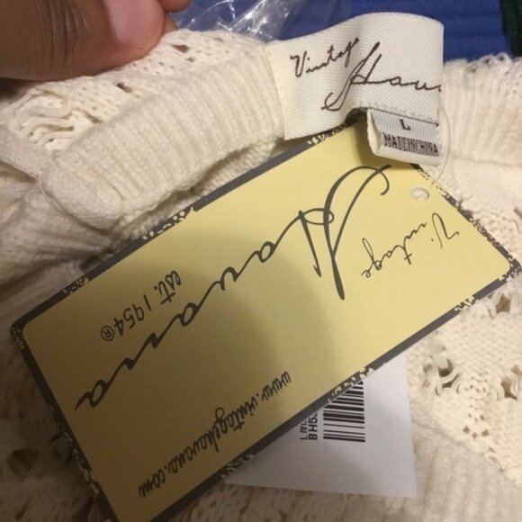 Vintage Havana Crochet  MiniDress (Size L) - Picture 7 of 7